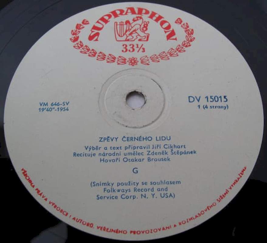 Various - Zpěvy Černého Lidu - LP / vinyl
