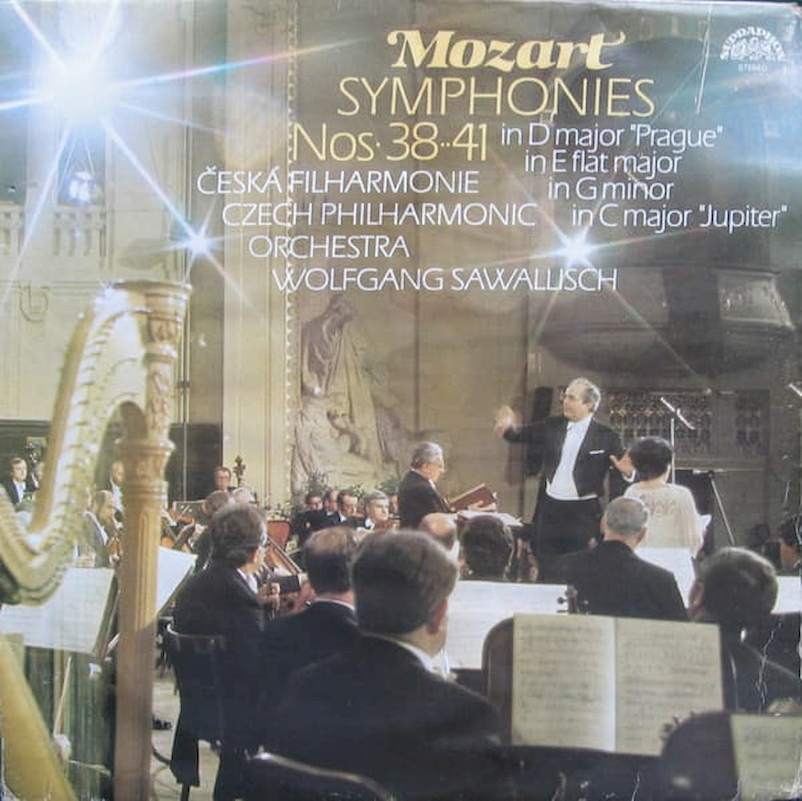 Wolfgang Amadeus Mozart - The Czech Philharmonic Orchestra, Wolfgang Sawallisch - Symphonies Nos· 38··41 In D Major "Prague" In E Flat Major In G Minor In C Major "Jupiter" - LP / vinyl