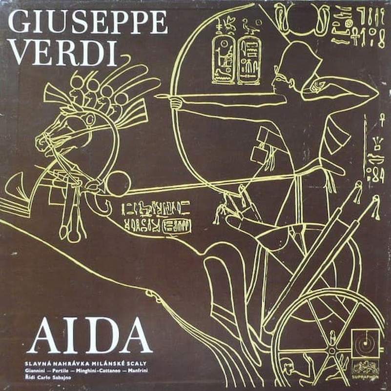 Giuseppe Verdi, Dusolina Giannini - Aureliano Pertile - Irene Minghini-Cattaneo - Luigi Manfrini Řídí Carlo Sabajno - Aida (Slavná Nahrávka Milánské Scaly) - LP / vinyl