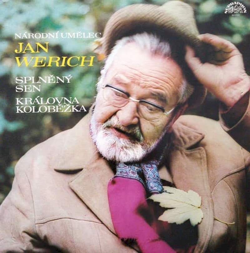Jan Werich - SP / vinyllněný Sen / Královna Koloběžka - LP / vinyl