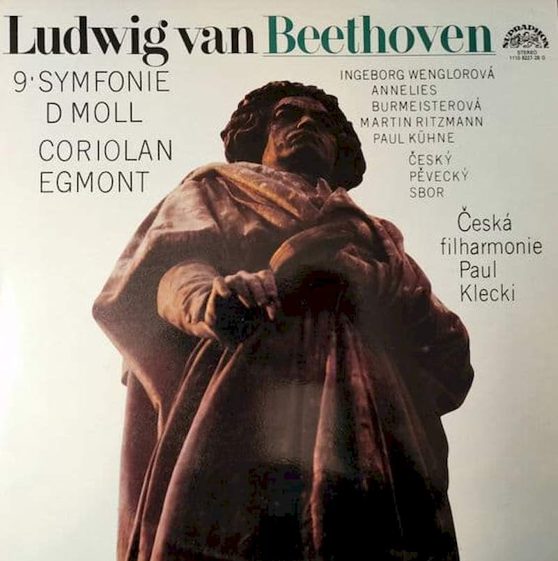 Ludwig van Beethoven - The Czech Philharmonic Orchestra, Paul Kletzki - 9. Symfonie D Moll / Coriolan / Egmont - LP / vinyl