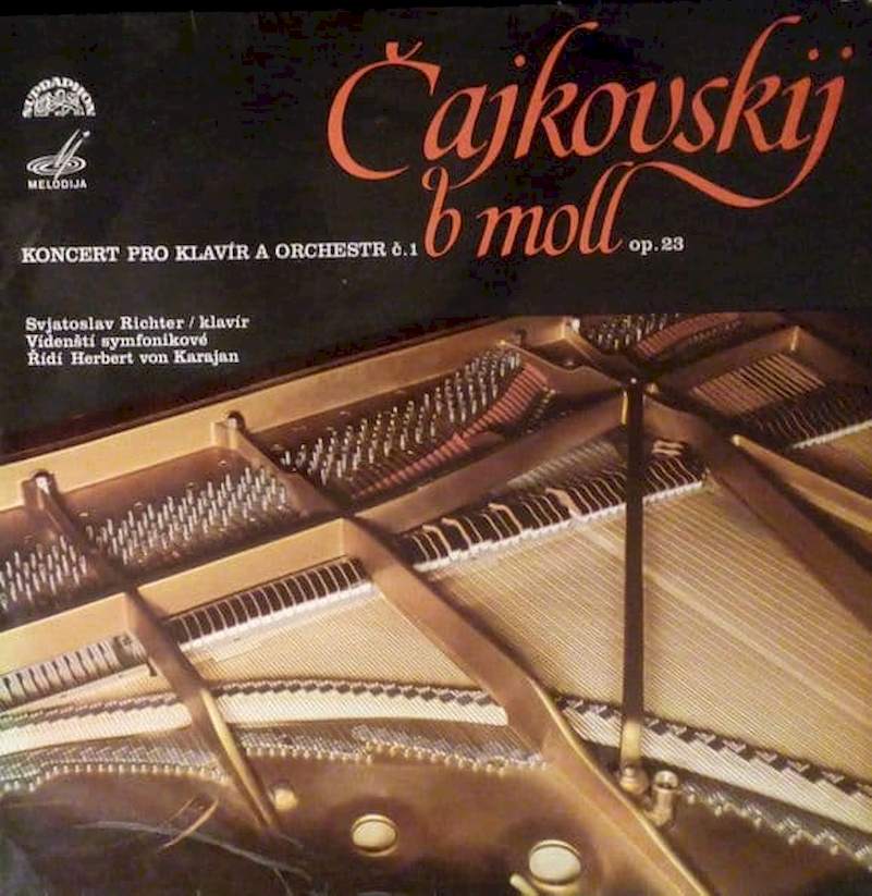 Pyotr Ilyich Tchaikovsky, Sviatoslav Richter, Wiener Symphoniker, Herbert von Karajan - Koncert Pro Klavír A Orchestr Č.1 B Moll Op.23 - LP / vinyl