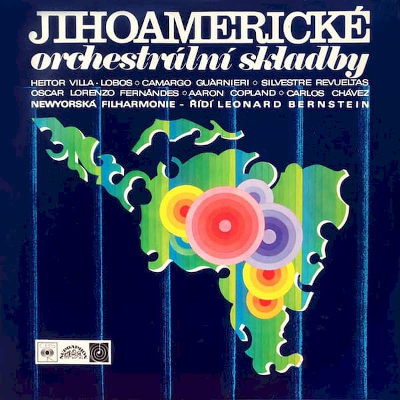 Heitor Villa-Lobos / Mozart Camargo Guarnieri / Silvestre Revueltas / Oscar Lorenzo Fernández / Aaron Copland / Carlos Chávez - New York Philharmonic, Leonard Bernstein - Jihoamerické Orchestrální Skladby - LP / vinyl