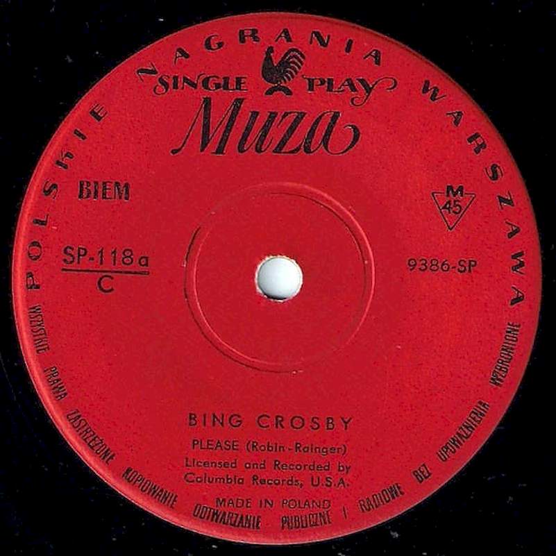 Bing Crosby - Please / Did You Ever See A Dream Walking? - SP / Vinyl