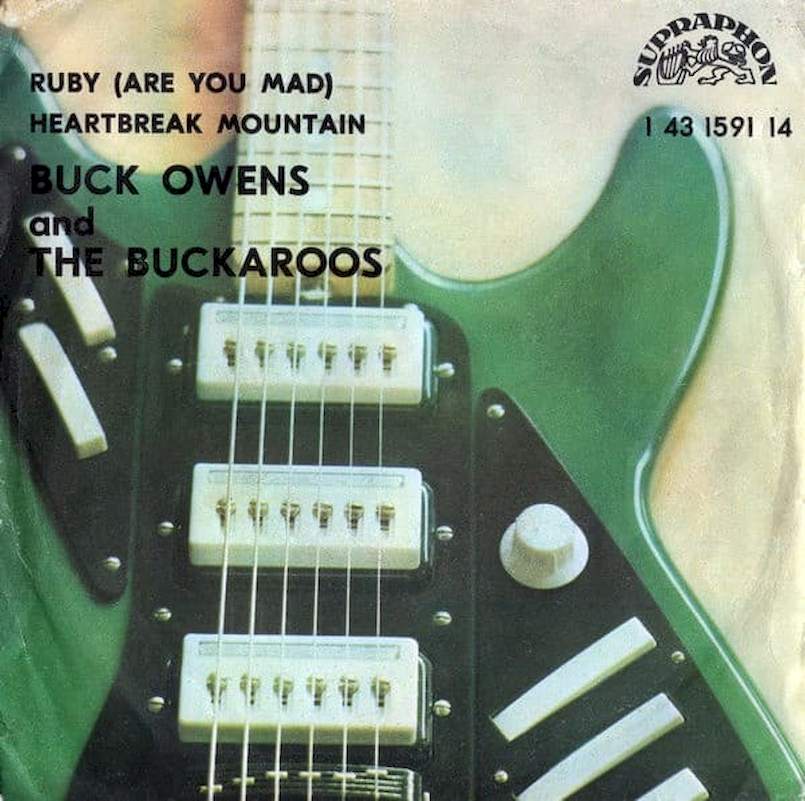 Buck Owens And His Buckaroos - Ruby (Are You Mad) / Heartbreak Mountain - SP / Vinyl