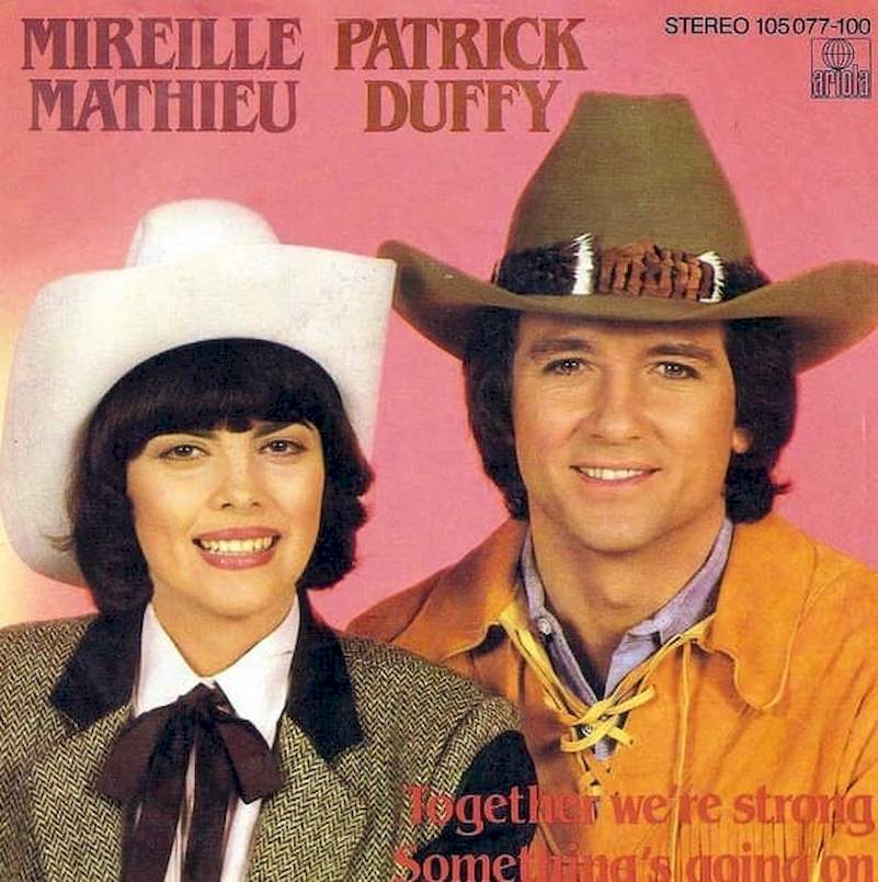 Mireille Mathieu, Patrick Duffy - Together We're Strong / Something's Going On - SP / Vinyl