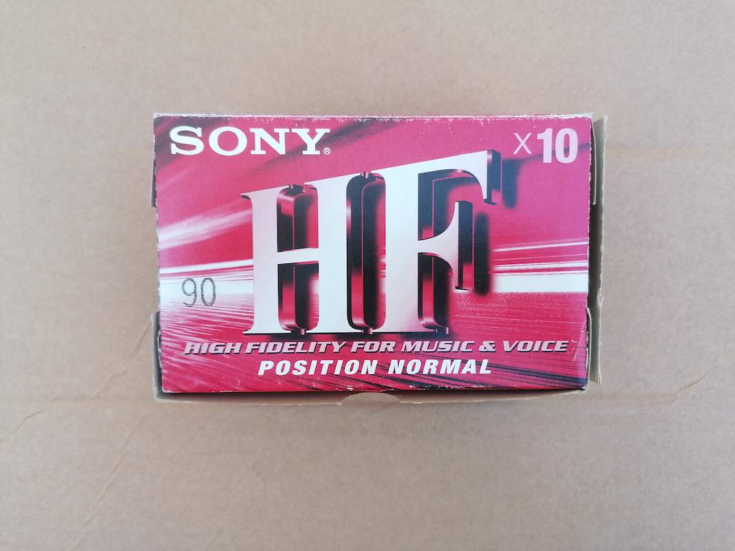 Audio kazeta SONY HF - 90 min