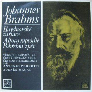 Johannes Brahms - Haydnovské variace, Altová rapsódie, Pohřební zpěv - LP / Vinyl
