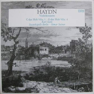 Joseph Haydn, Karl Suske, Staatskapelle Berlin, Otmar Suitner - Violinkonzerte C-dur Hob VIIa : 1 · G-dur Hob VIIa : 4 - LP / Vinyl
