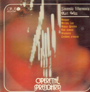 Slovak Philharmonic Orchestra, Kurt Wöss - Operetné Predohry - LP / Vinyl