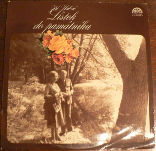 Jiří Hubač - Lístek Do Památníku - LP / Vinyl