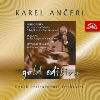 Modest Mussorgsky, Alexander Borodin, Nikolai Rimsky-Korsakov, The Czech Philharmonic Orchestra, Karel Ančerl - Pictures At An Exhibition, A Night On The Bare Mountain, In The Steppes Of Central Asia, Capriccio Espagnol - CD