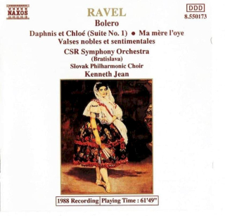 Maurice Ravel - Slovak Radio Symphony Orchestra, Slovak Philharmonic Chorus, Kenneth Jean - Boléro Daphnis Et Chloé (Suite No. 1) • Ma M?re L'oye • Valses Nobles Et Sentimentales - CD