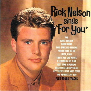 Ricky Nelson - Rick Nelson Sings "For You" - CD