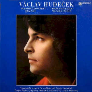 Wolfgang Amadeus Mozart / Felix Mendelssohn-Bartholdy, Václav Hudeček, Prague Radio Symphony Orchestra, Václav Smetáček - Houslové Koncerty = Violin Condertos - LP / Vinyl