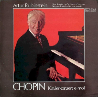 Arthur Rubinstein, The New Symphony Orchestra Of London , Dirigent: Stanislaw Skrowaczewski, Frédéric Chopin - Klavierkonzert E-moll - LP / Vinyl