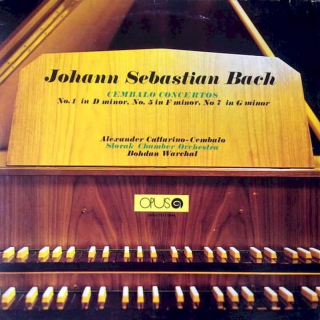Johann Sebastian Bach, Alexander Cattarino, Slovak Chamber Orchestra, Bohdan Warchal - Cembalo Concertos - LP / Vinyl