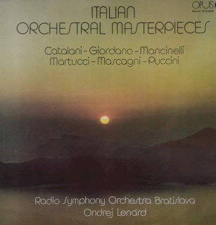 Slovak Radio Symphony Orchestra, Ondrej Lenárd - Italian Orchestral Masterpieces - LP / Vinyl