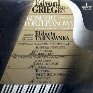 Elzbieta Tarnawska, Edvard Grieg - Koncert Fortepianowy A Moll Op. 16 = Piano Concerto In A Minor Op. 16 - LP / Vinyl