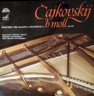Pyotr Ilyich Tchaikovsky, Sviatoslav Richter, Wiener Symphoniker, Herbert von Karajan - Koncert Pro Klavír A Orchestr Č.1 B Moll Op.23 - LP / Vinyl