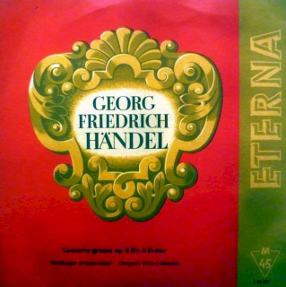 Georg Friedrich Händel - Concerto Grosso Op. 6, Nr. 5, D-Dur - SP / Vinyl