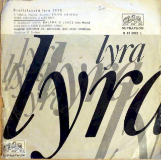 Petra Černocká, Aleš Ulm - Bílou Křídou / Balada O Lásce - SP / Vinyl