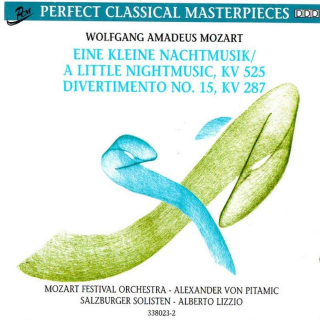 Wolfgang Amadeus Mozart - Eine Kleine Nachtmusik/A Little Nightmusic, KV 525 - Divertimento No.15, KV 287 - CD