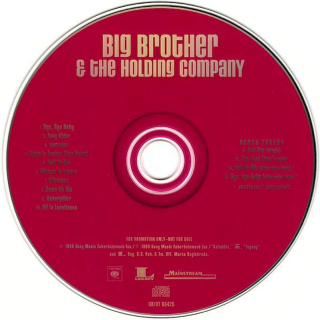 Big Brother & The Holding Company Featuring Janis Joplin - Big Brother & The Holding Company - CD