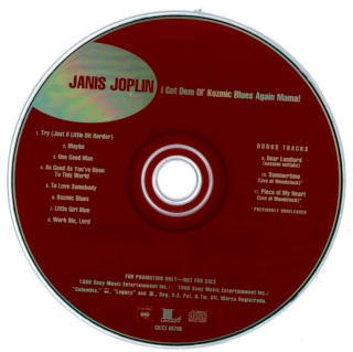 Janis Joplin - I Got Dem Ol' Kozmic Blues Again Mama! - CD
