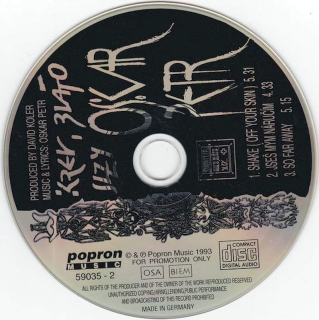 Oskar Petr - Krev, Bláto, Slzy  - CD Singl