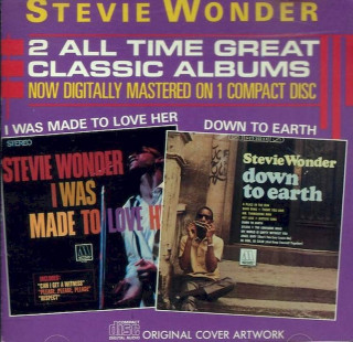 Stevie Wonder - Down To Earth / I Was Made To Love Her - CD