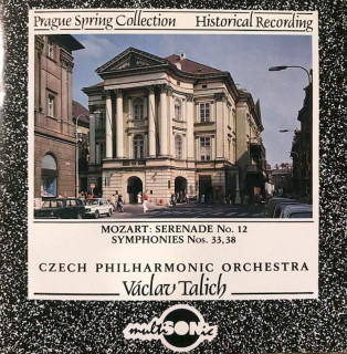 Wolfgang Amadeus Mozart - The Czech Philharmonic Orchestra, Václav Talich - Serenade No. 12 / Symphonies Nos. 33, 38 - CD