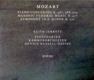 Wolfgang Amadeus Mozart, Keith Jarrett, Stuttgarter Kammerorchester, Dennis Russell Davies - Piano Concertos K. 467, 488, 595 / Masonic Funeral Music K. 477 / Symphony In G Minor K. 550 - CD