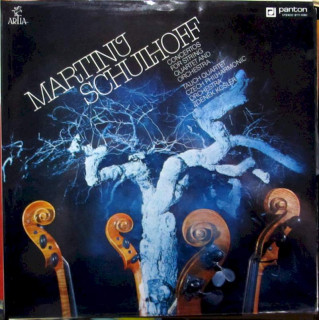 Bohuslav Martinů, Erwin Schulhoff - String Quartet With Orchestra/Concerto For String Quartet With Accompaniment By Wind Orchestra - LP / Vinyl