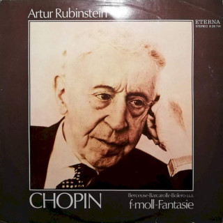 Frédéric Chopin, Arthur Rubinstein - F-moll-Fantasie (Berceuse · Barcarolle · Bolero u.a.) - LP