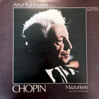 Frédéric Chopin, Arthur Rubinstein - Mazurken Op. 30, 33, 41, 50, 56 - LP