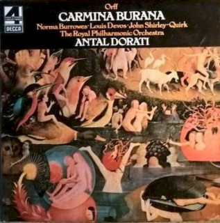 Carl Orff, Norma Burrowes, Louis Devos, John Shirley-Quirk, Royal Philharmonic Orchestra conducted by Antal Dorati - Carmina Burana - LP