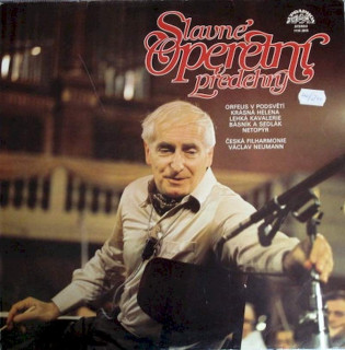 The Czech Philharmonic Orchestra, Václav Neumann - Slavné Operetní Předehry - LP