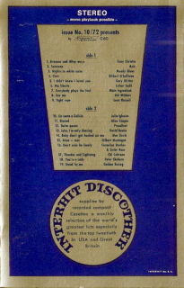 Various - Interhit Discothek - Issue No. 10/72 - MC