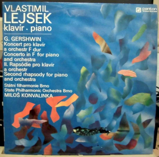 Vlastimil Lejsek, George Gershwin, Miloš Konvalinka - Concerto In F For Piano And Orchestra / Second Rhapsody For Piano And Orchestra - LP / Vinyl