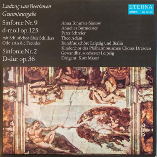 Ludwig van Beethoven, Anna Tomowa-Sintow, Annelies Burmeister, Peter Schreier, Theo Adam, Rundfunkchor Leipzig, Rundfunkchor Berlin, Kinderchor Des Philharmonischen Chores Dresden, Gewandhausorchester Leipzig Dirigent: Kurt Masur - Sinfonie Nr. 9 D-moll O