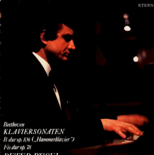 Ludwig Van Beethoven, Peter Rösel - Klaviersonaten B-dur Op. 106 "Hammerklavier" - Fis-Dur Op. 78 - LP / Vinyl