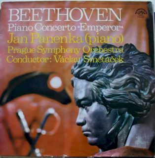 Ludwig van Beethoven, Jan Panenka, The Prague Symphony Orchestra, Václav Smetáček - Piano Concerto Emperor - LP / Vinyl