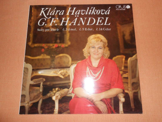Klára Havlíková - Suity pre klavír č. 3 d mol, č. 5 Edur, č. 14 Gdur - LP / Vinyl