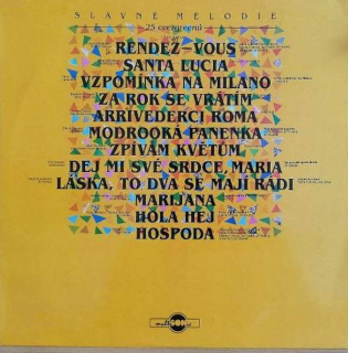 Various - Slavné Melodie 25 Evergreenů  - LP / Vinyl