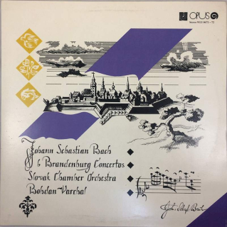 Johann Sebastian Bach, Slovak Chamber Orchestra, Bohdan Warchal - 6 Brandenburg Concertos - LP / Vinyl