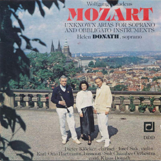 Wolfgang Amadeus Mozart - Helen Donath, Dieter Klöcker, Josef Suk, Karl-Otto Hartmann, Suk Chamber Orchestra, Klaus Donath - Unknown Arias For Soprano And Obbligato Instruments - CD