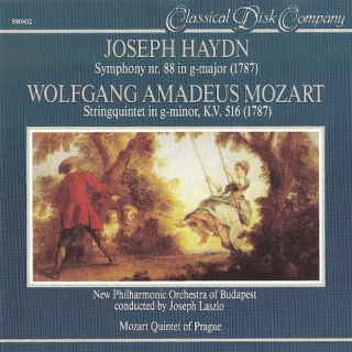 Joseph Haydn, Wolfgang Amadeus Mozart - Symphony Nr. 88 In G-Major / Stringquintet In G-Minor, K.V. 516 - CD