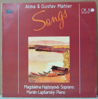 Gustav Mahler, Alma Mahler-Werfel / Magdaléna Hajóssyová, Marián Lapšanský - Piesňový Výber - LP / Vinyl