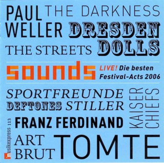 Various - Sounds Live! Die Besten Festival-Acts 2006 - CD